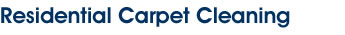 Residential Carpet Cleaning